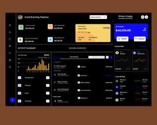 Crypto Web Dashboard
